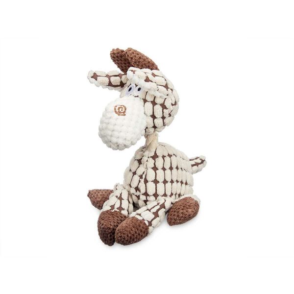 Hondenspeelgoed Giraf Wit Bruin 13 x 20 x 17 cm