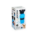 Waterdrinkfles voor Honden Blauw Zwart Metaal Plastic 500 ml