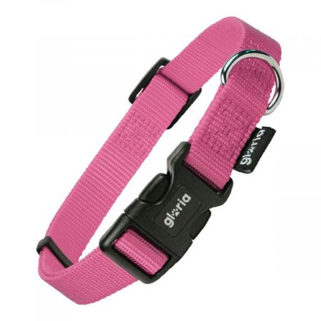 Hondenhalsband Gloria Soepel Roze Maat S (27-37 cm)