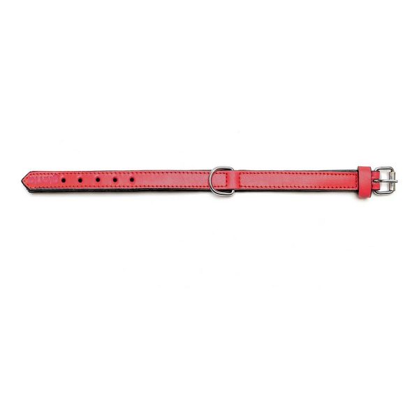 Hondenhalsband Gloria Gestoffeerd Rood (35 cm) (35 x 1,5 cm)