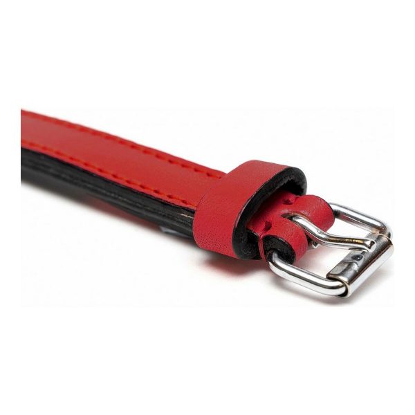 Hondenhalsband Gloria Gestoffeerd Rood (35 cm) (35 x 1,5 cm)