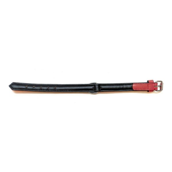 Hondenhalsband Gloria Gestoffeerd Rood (35 cm) (35 x 1,5 cm)