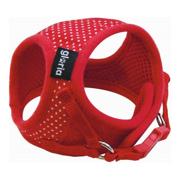Hondentuigje Gloria Punten 21-29 cm Rood Maat S