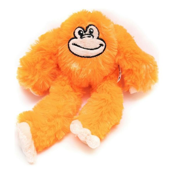 Knuffel voor honden Gloria Kikazaru 11 x 44 x 45 cm Aap Oranje