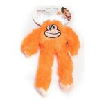 Knuffel voor honden Gloria Kikazaru 11 x 44 x 45 cm Aap Oranje