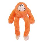 Knuffel voor honden Gloria Kikazaru 11 x 44 x 45 cm Aap Oranje