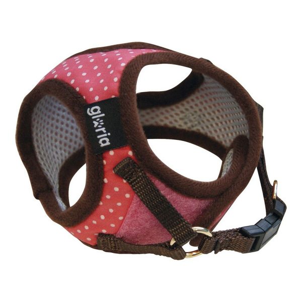 Hondentuigje Gloria Punten 33-44 cm L Roze