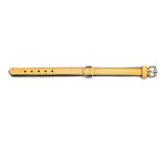 Hondenhalsband Gloria Gestoffeerd Geel (30 cm) (30 x 1,5 cm)