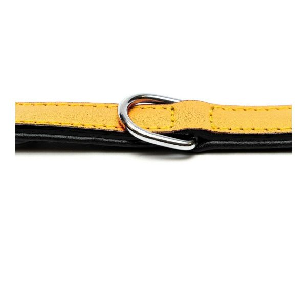 Hondenhalsband Gloria Gestoffeerd Geel (40 cm) (40 x 2 cm)