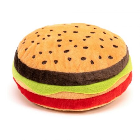 Hondenspeelgoed Gloria Hamburdog 14 x 6 cm Hamburgers