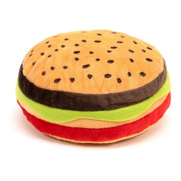 Hondenspeelgoed Gloria Hamburdog 14 x 6 cm Hamburgers