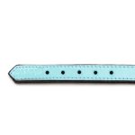 Hondenhalsband Gloria 30 cm Gestoffeerd Leer Blauw