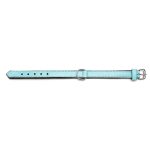 Hondenhalsband Gloria 30 cm Gestoffeerd Leer Blauw