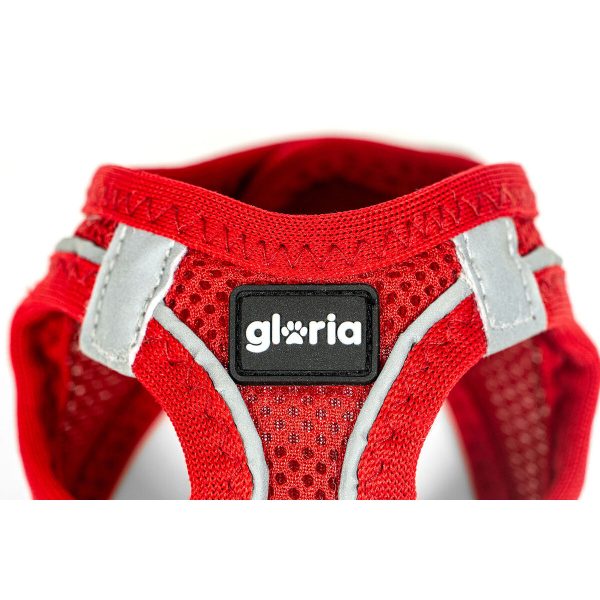 Hondentuigje Gloria Trek Star 27-28 cm 31-34,6 cm Rood XS