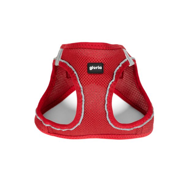 Hondentuigje Gloria Trek Star 33,4-35 cm 51-52 cm Rood L