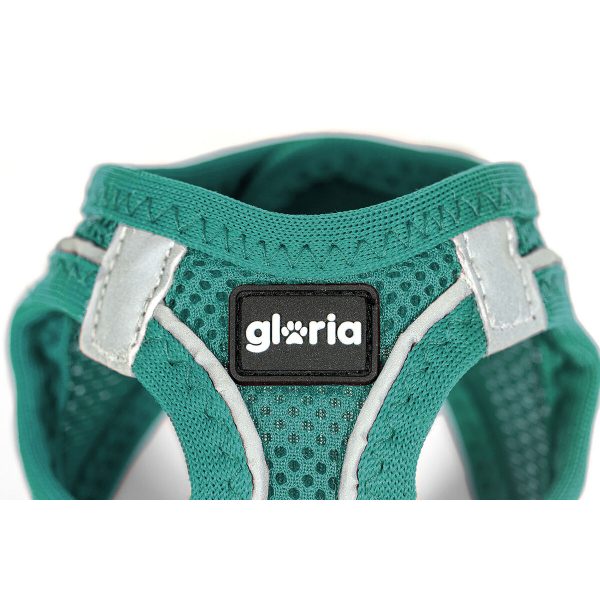 Hondentuigje Gloria Trek Star 33,4-35 cm 51-52 cm Turkoois L