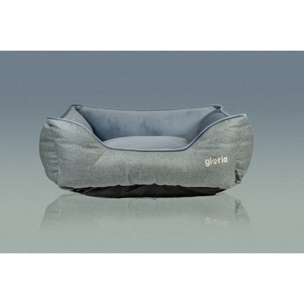 Hondenbed Gloria Cadaqués Blauw 80 x 65 cm Rechthoekig
