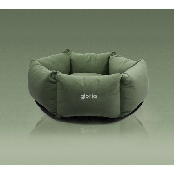 Hondenbed Gloria Hondarribia Groen 75 x 75 cm Zeshoekig