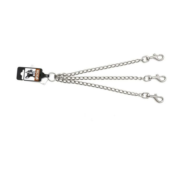 Koppeling voor 3-hondenriem Gloria 3mm x 38 cm