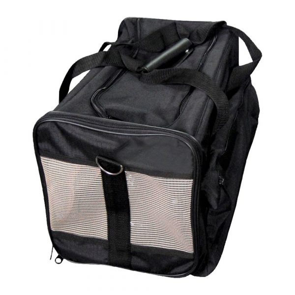 Schoudertas voor huisdieren Gloria Trip Zwart Opvouwbaar 52 x 30 x 30 cm