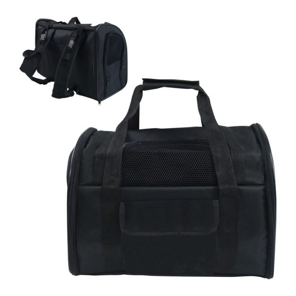 Huisdierenrugzak Gloria Kangaroo Zwart 41 x 30 x 21 cm