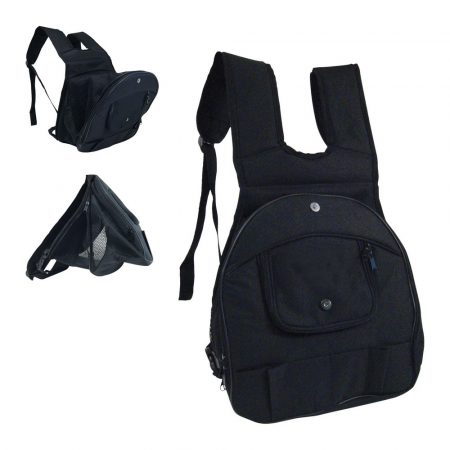 Huisdierenrugzak Gloria Kangaroo Zwart Uitbreidbaar 30 x 20 x 34 cm