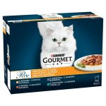 Kattenvoer Purina Gourmet Perle Tonijn Pauw Lam Eend 12 x 85 g