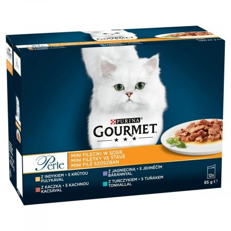 Kattenvoer Purina Gourmet Perle Tonijn Pauw Lam Eend 12 x 85 g