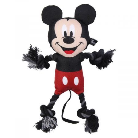 Hondenspeelgoed Mickey Mouse Zwart