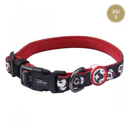 Hondenhalsband Mickey Mouse Zwart XS/S