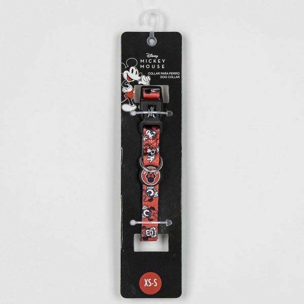 Hondenhalsband Minnie Mouse M/L Rood