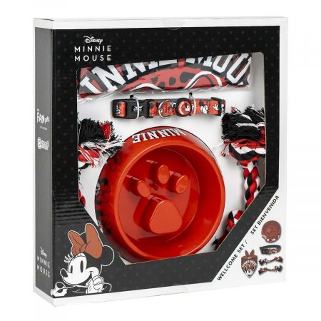 Welcome Gift Set for Dogs Minnie Mouse Rood 5 Onderdelen