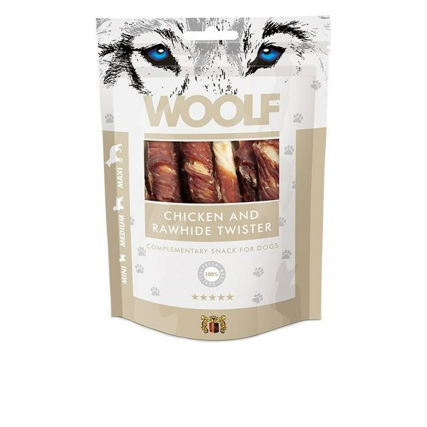 Snack voor honden Woolf Kip 100 g