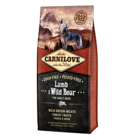 Voer Carnilove Volwassen Lam Wild zwijn 12 kg