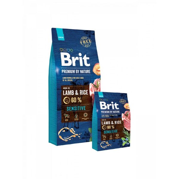 Voer Brit Premium by Nature Sensitive Lamb Volwassen Lam 3 Kg