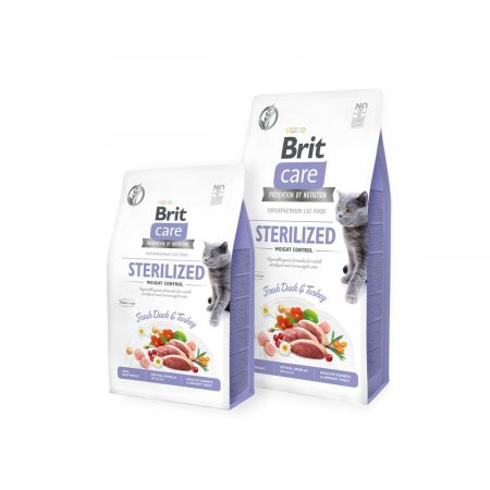 Kattenvoer Brit Sterilized Volwassen Pauw Eend 7 kg