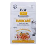Kattenvoer Brit Care Grain Free Haircare Healthy & Shiny Coat Volwassen Kip Zalm 400 g