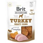 Snack voor honden Brit Turkey Meaty coins Pauw 200 g