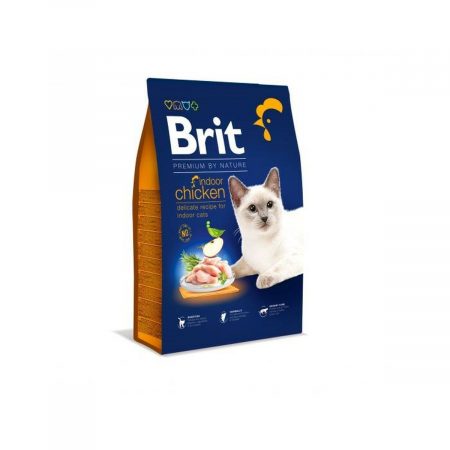 Kattenvoer Brit PREMIUM BY NATURE INDOOR Volwassen Kip 1,5 Kg