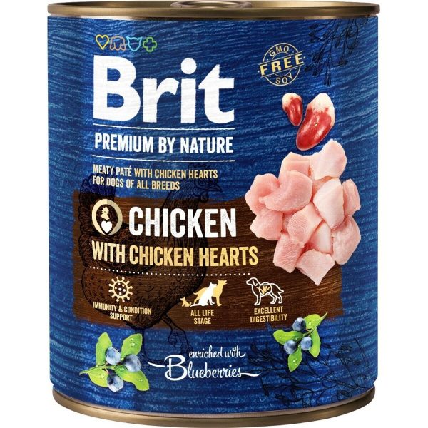Natvoer Brit Premium Kip 800 g