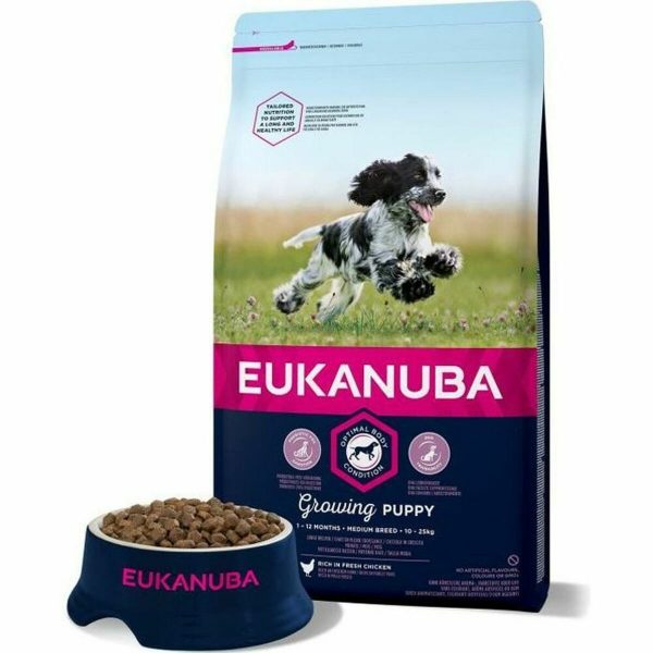 Voer Eukanuba PUPPY Puppy/junior Kip 3 Kg