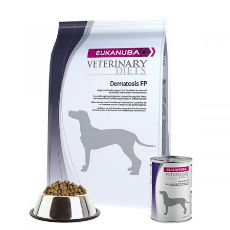 Voer Eukanuba Dermatosis FP for Dogs Vis Volwassen Aardappelen 5 kg