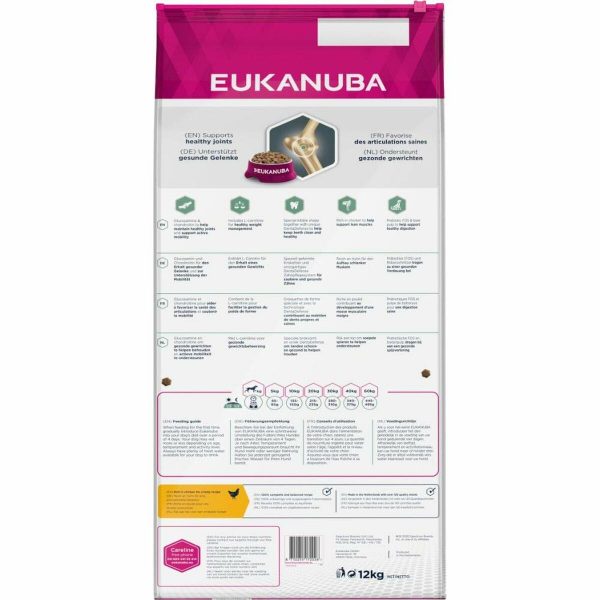 Voer Eukanuba Volwassen Kip Pauw 12 kg