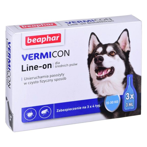 Voedingssupplement Beaphar VERMIcon Line-on Dog M Middel tegen parasieten