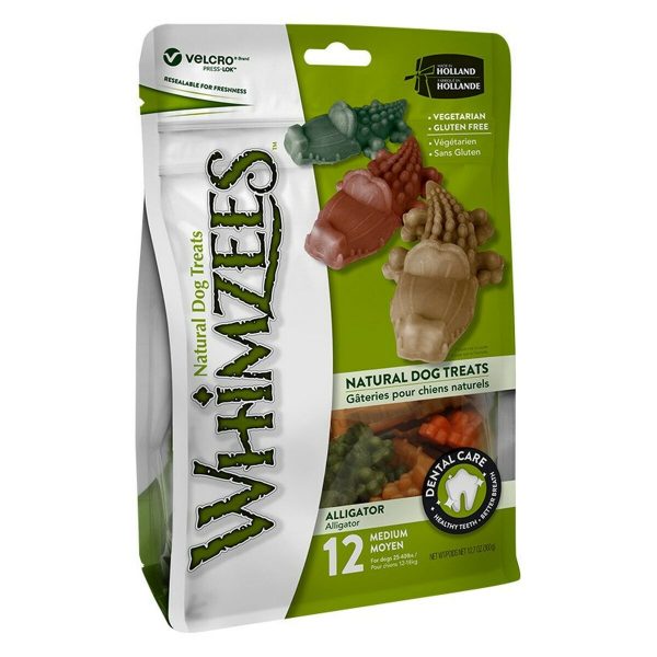 Snack voor honden Whimzees 8W46WHZ320EU-AM Krokodiel 24 Stuks 400 g
