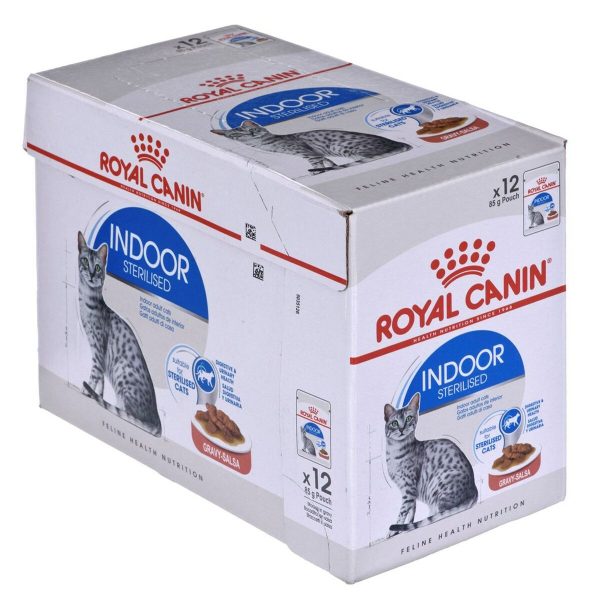 Kattenvoer Royal Canin Indoor Sterilized Vlees 12 x 85 g