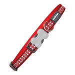 Hondenhalsband Red Dingo Reflecterend Botten Rood (2,5 x 41-63 cm)