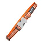 Hondenhalsband Red Dingo Bot Reflecterend Oranje (2,5 x 41-63 cm)