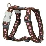 Hondentuigje Red Dingo Style Roze Schoonheidsvlekjes 46-76 cm
