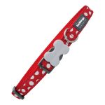 Hondenhalsband Red Dingo Schoonheidsvlekjes (2,5 x 41-63 cm)